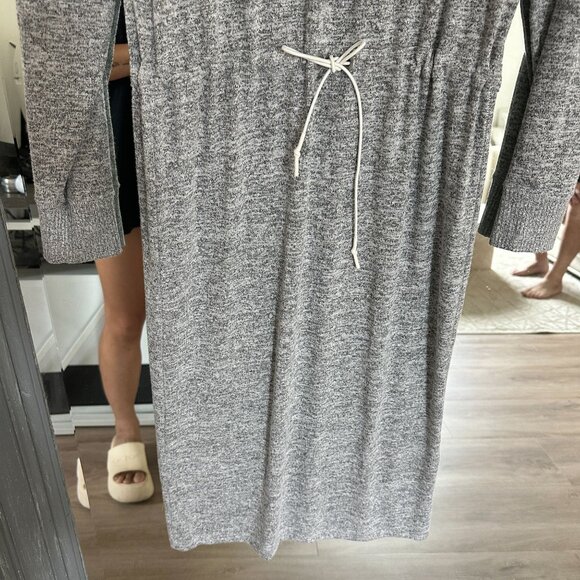 Rag & Bone Avryl Long-Sleeve Jersey Sweater Dress in Lt Heather Grey Size XS - Picture 7 of 12